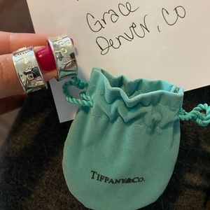 Tiffany and co hoop earrings